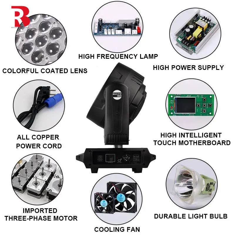 RGBW 4in1 LED ขับเคลื่อนหัวเวทีแสง 19 * 40W โรงงานสายตาผึ้ง