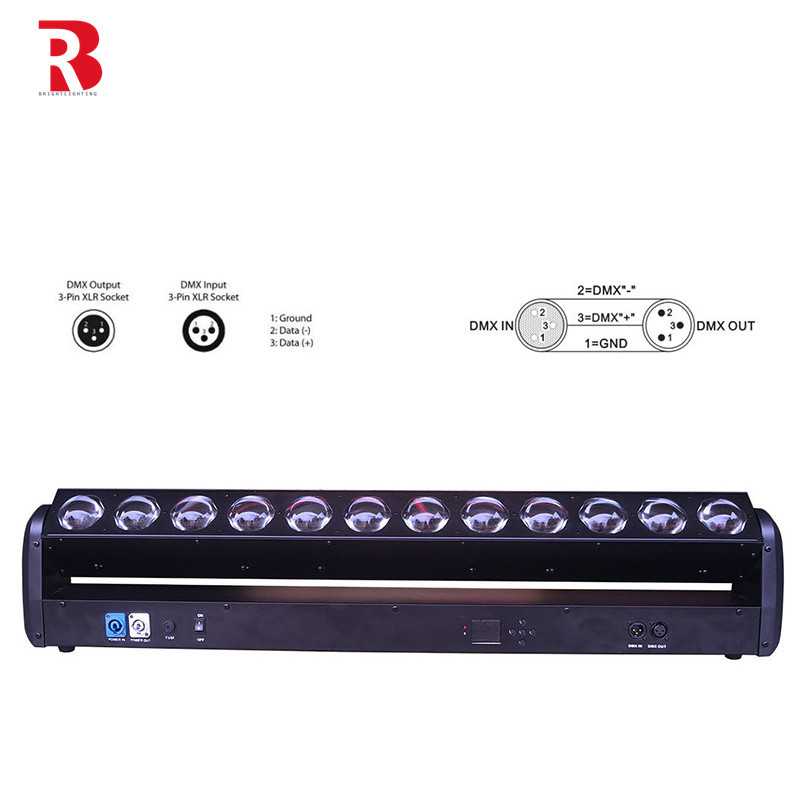 12pcsx30W หัวเคลื่อนที่ LED สเตจ แหล่งแสง Backcolor Marco Effect