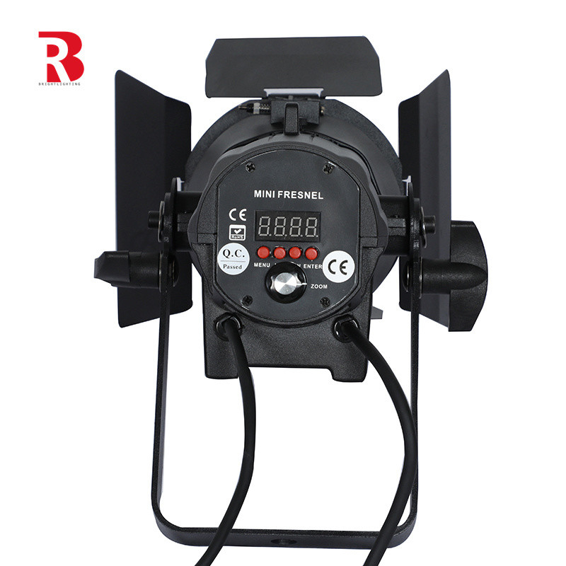 60W LED Mini Fresnel Spotlight 60w Single WW / CW โซมสเตจสตูดิโอแสง