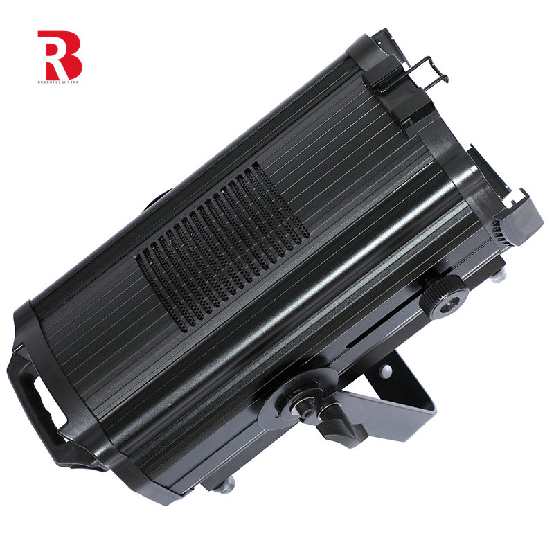 200W DMX512 มือ Zoom อลูมิเนียมเหล็ก LED Fresnel stage Lighting 2/5CH