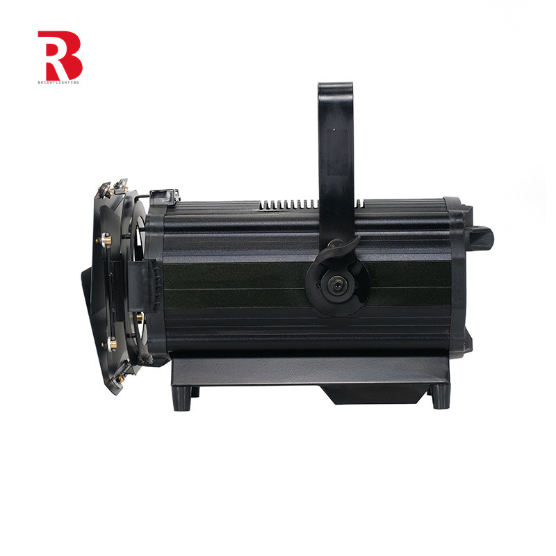 200W DMX512 มือ Zoom อลูมิเนียมเหล็ก LED Fresnel stage Lighting 2/5CH