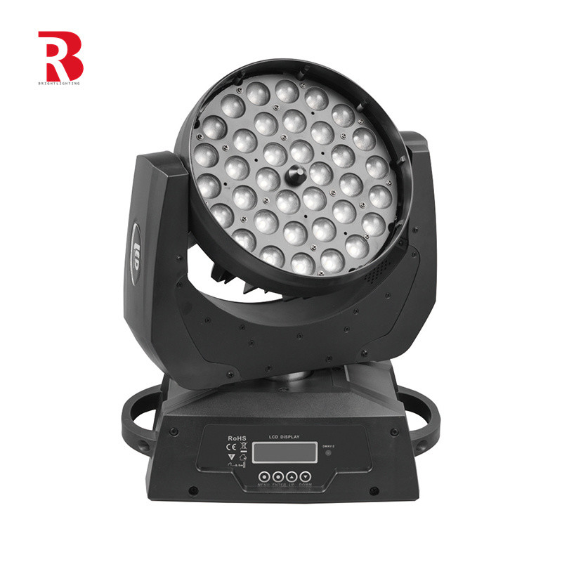 380W LED หัวเคลื่อนที่ 36 * 10W RGBW 4-In1 โซมและ BEAM Beeye stage Light