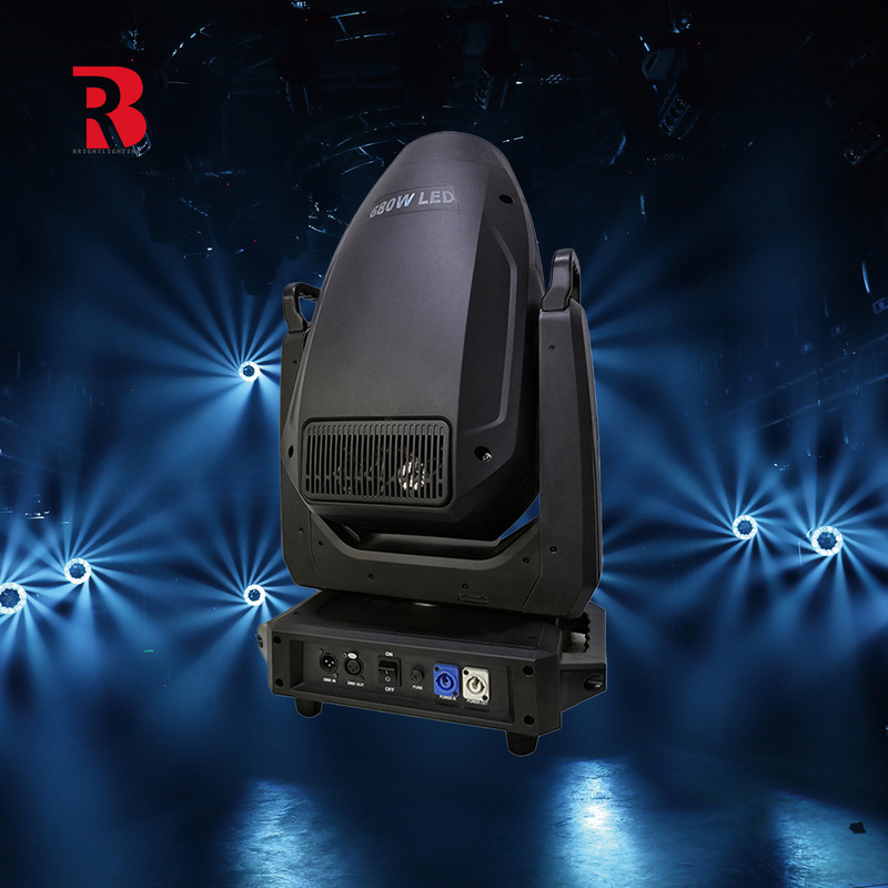 แฟรมไฟ มินิ 680W หัวเคลื่อนที่ LED สเตจ ไลท์ โรงงานจีน