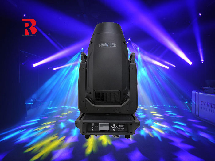 แฟรมไฟ มินิ 680W หัวเคลื่อนที่ LED สเตจ ไลท์ โรงงานจีน