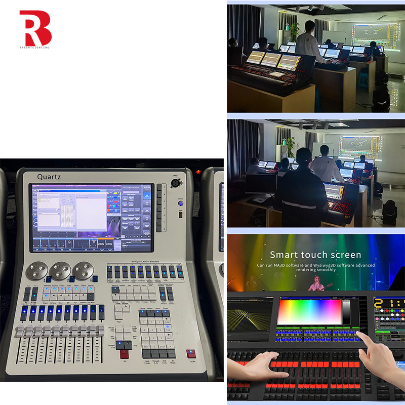 อุปกรณ์ Led Stage Stage DMX512 เครื่องควบคุมแสง QUARTZ สําหรับชมรมดีเจ