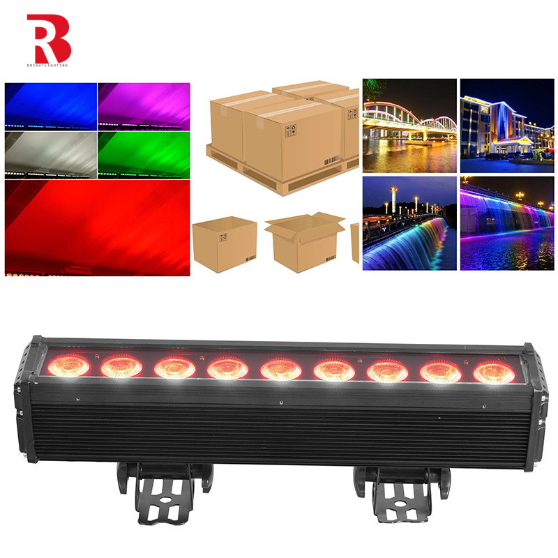 สภาพดี 9×12W RGBW 4 ใน 1 LED Stage City Point Control DJ Light