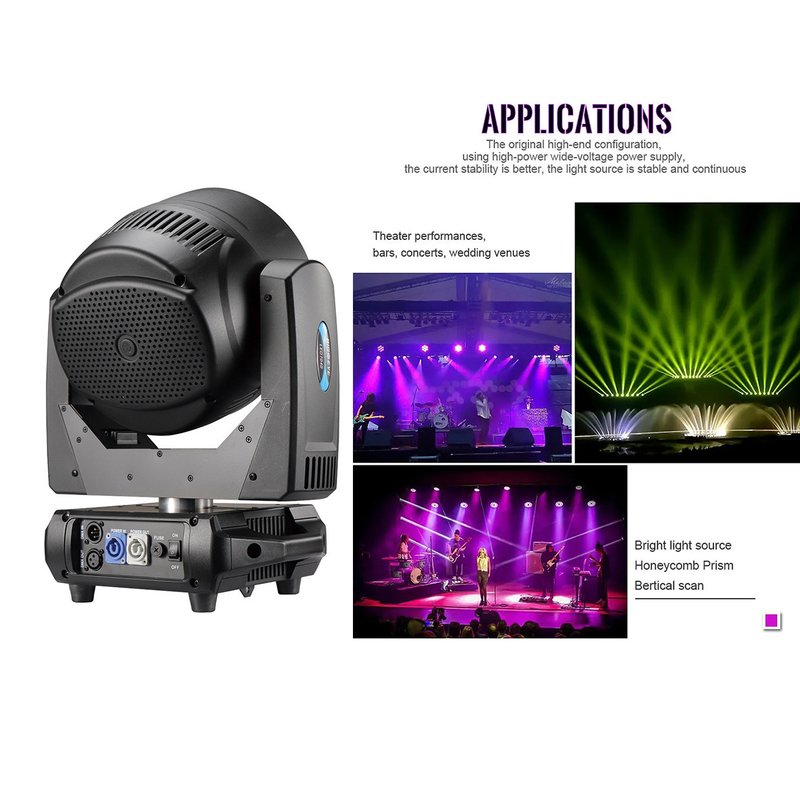 LED หัวเคลื่อนไหวภายใน บีอีสเตจ 7pcs 40W 4-In-1 Zoom Beam Light สําหรับงาน