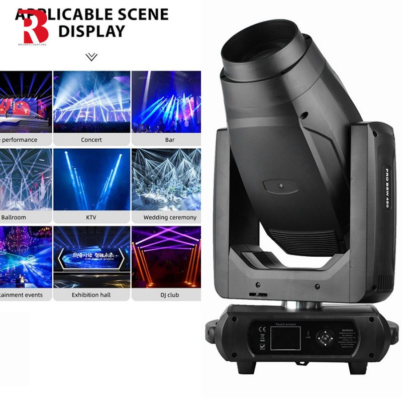 400W 3In1 Led Beam Moving Head Light With CTO CMY Effect Spot BSW ชําระความเข้มข้น