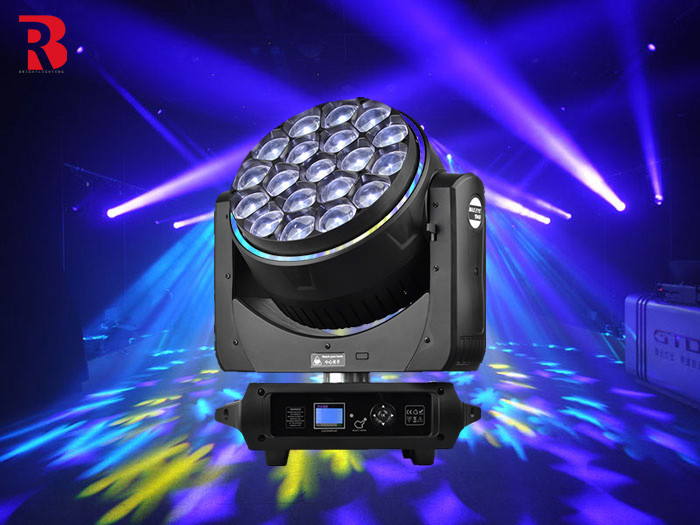 LED Bee Eye 4in1 เคลื่อนหัวแสงเวทีด้วยการผสมสี RGBW