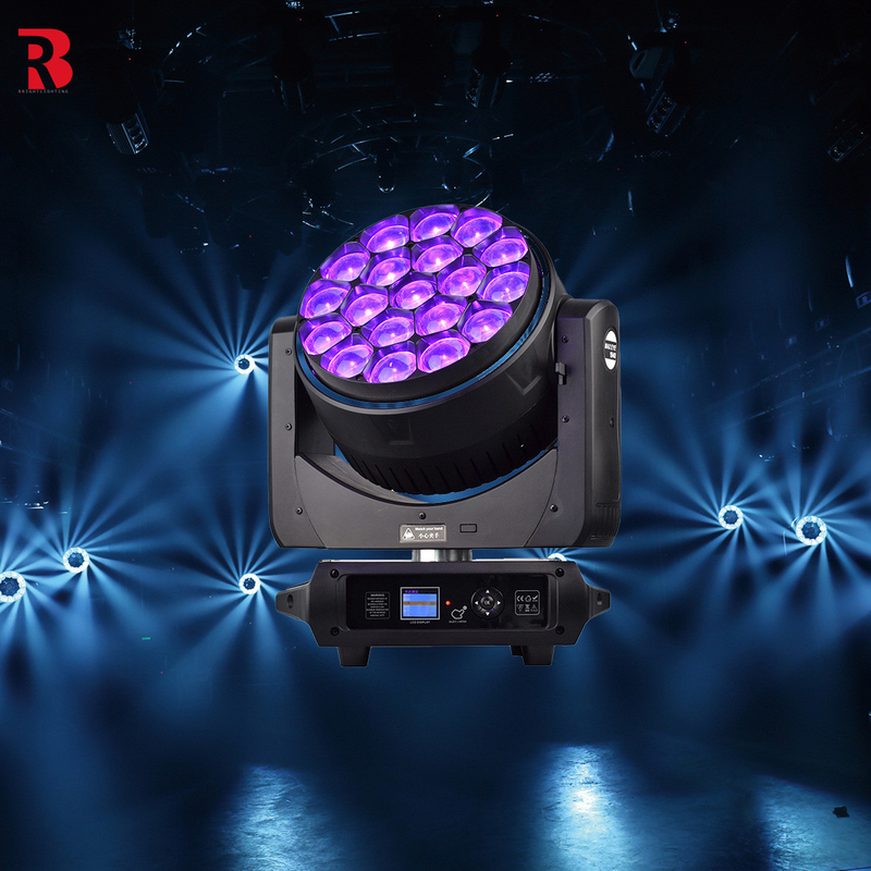 LED Bee Eye 4in1 เคลื่อนหัวแสงเวทีด้วยการผสมสี RGBW