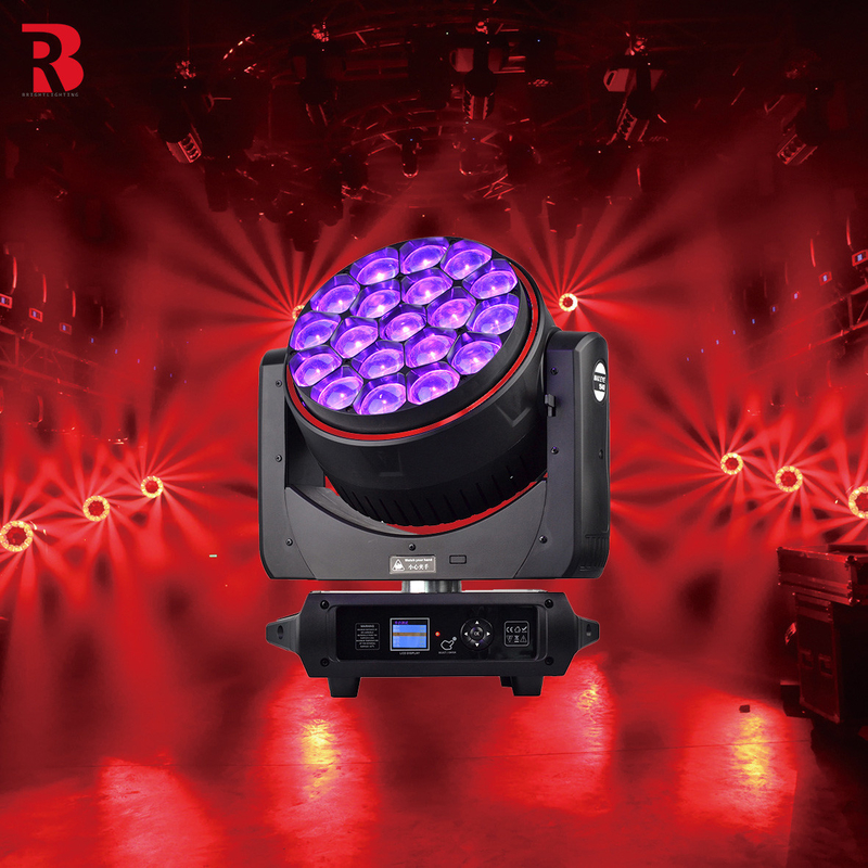 19*40W Beam Spot Wash Moving Head Stage Light โรงงานขาย
