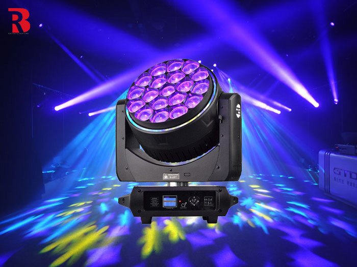 LED Bee Eye 4in1 เคลื่อนหัวแสงเวทีด้วยการผสมสี RGBW