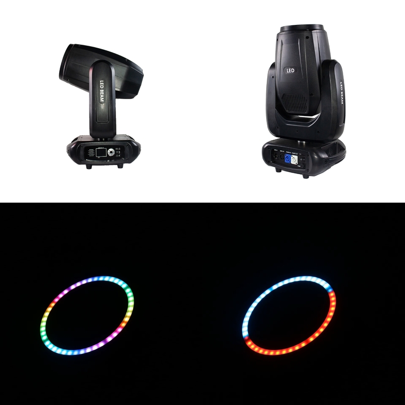 DMX512 LED 200w ด้านในแสงสว่างเคลื่อนไหว Head Wash DJ สเตจแสงสําหรับสโมสรกลางคืน