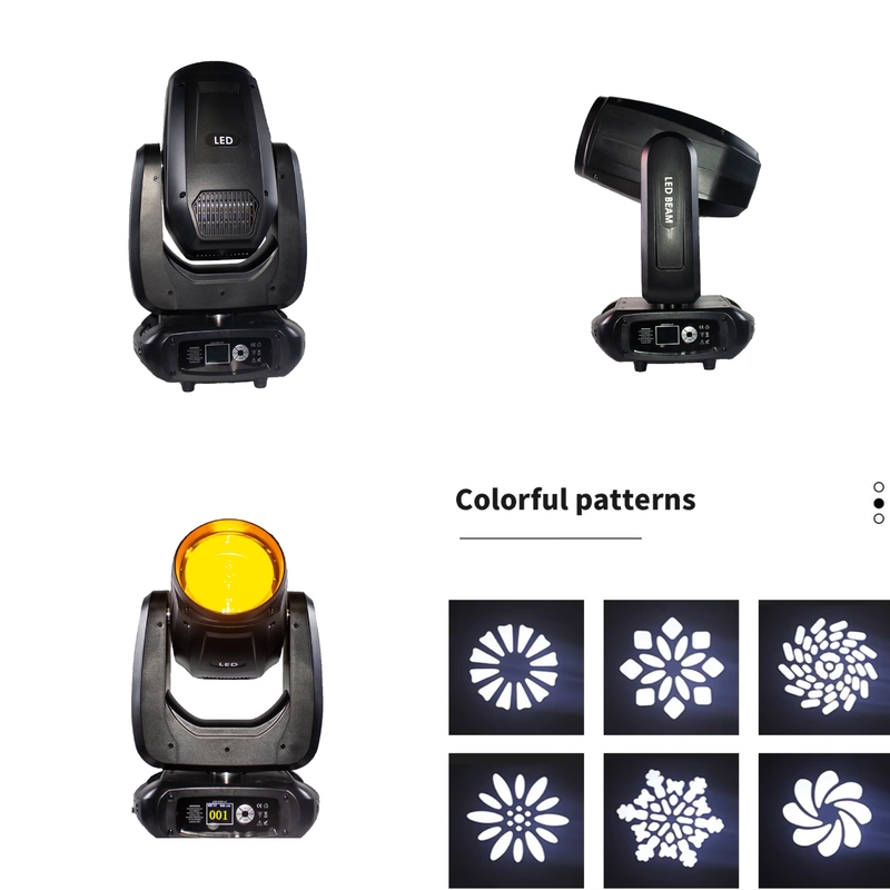 DMX512 LED 200w ด้านในแสงสว่างเคลื่อนไหว Head Wash DJ สเตจแสงสําหรับสโมสรกลางคืน