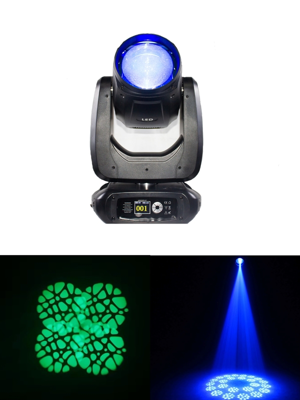 200w Beam DMX512 LED Moving Head Wash Zoom stage Light สําหรับงานแต่ง
