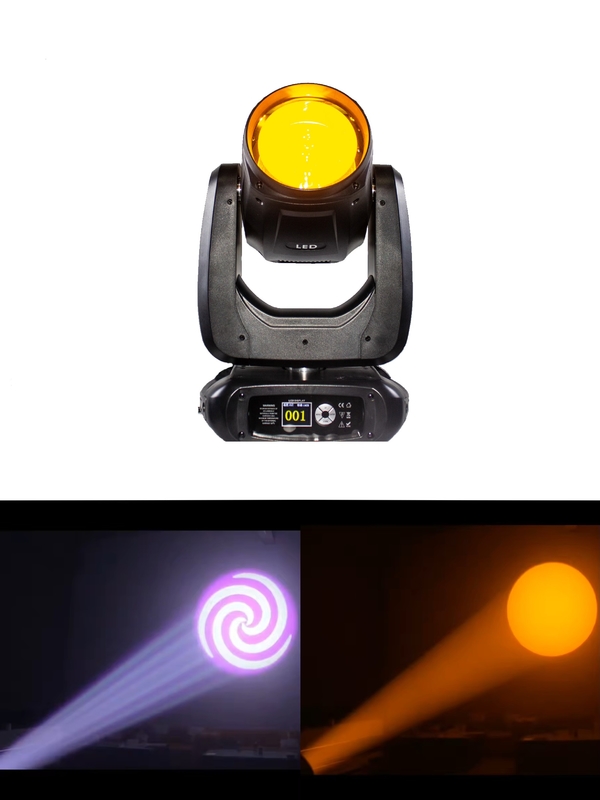 คุณภาพดี LED DMX512 วงจรเวที 200w หมุนแสงหัวสําหรับงานเลี้ยงดิสโก้