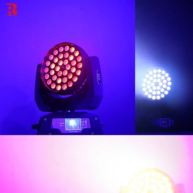 สร้างบรรยากาศที่น่าทึ่งด้วย 36pcs X 10W RGBW 4-In-1 Zoom LED ขับแสงล้างหัว