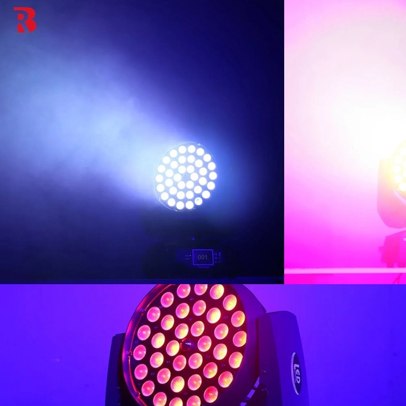 สร้างบรรยากาศที่น่าทึ่งด้วย 36pcs X 10W RGBW 4-In-1 Zoom LED ขับแสงล้างหัว