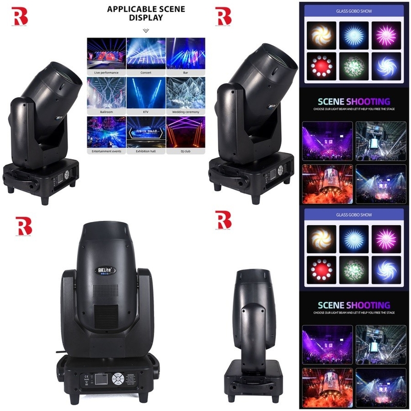 380W 19R Beam กันน้ําเคลื่อนที่หัวแสงเวที Ip65เคลื่อนที่หัวแสงสว่าง