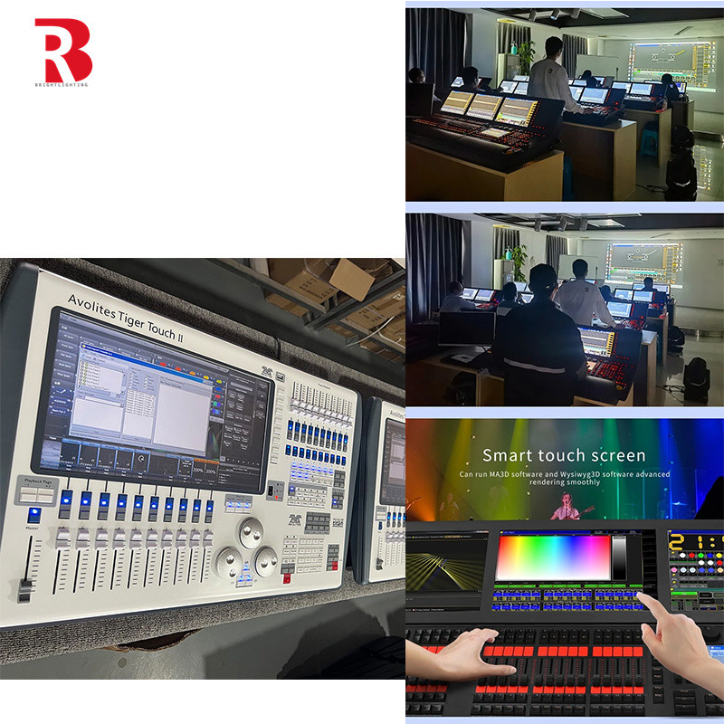 220V Core Duo I5 120GB 64DMX Outputs Controller สําหรับงานแสดงคอนเสิร์ต