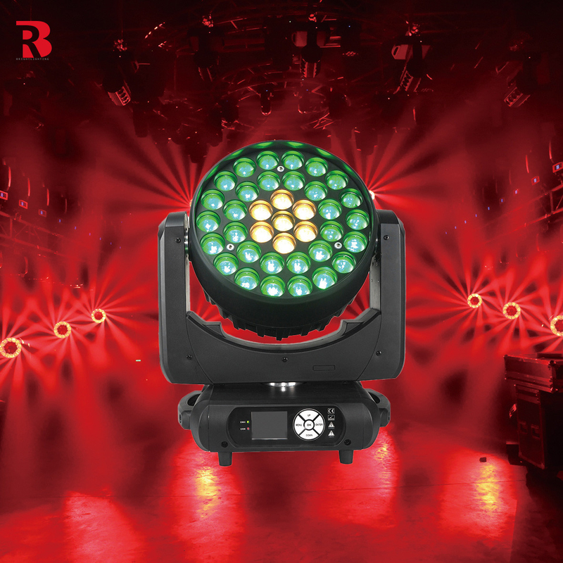 240V 37*15W DMX512 Slave Auto Beeye LED ไฟหัวเคลื่อนที่เพื่อความบันเทิง