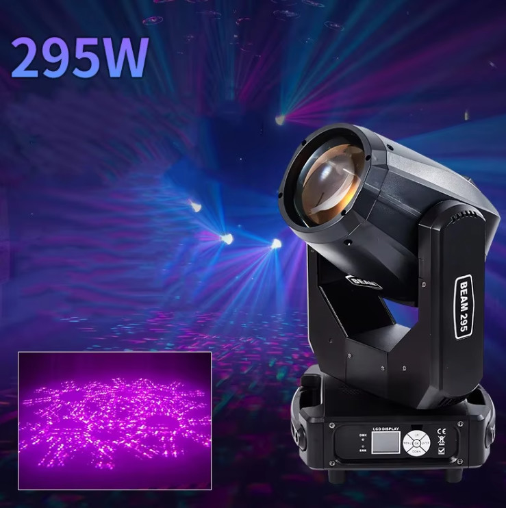 อุปกรณ์การส่องแสงเวทีมืออาชีพ 295w แสงคมเคลื่อนที่แสงหัวเวที