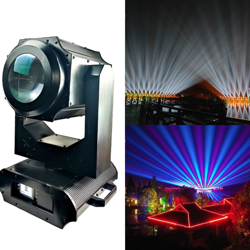 กันน้ํา IP65 380W DMX Super Beam 380 ด้านหน้าเคลื่อนที่แสงสําหรับกลางแจ้ง