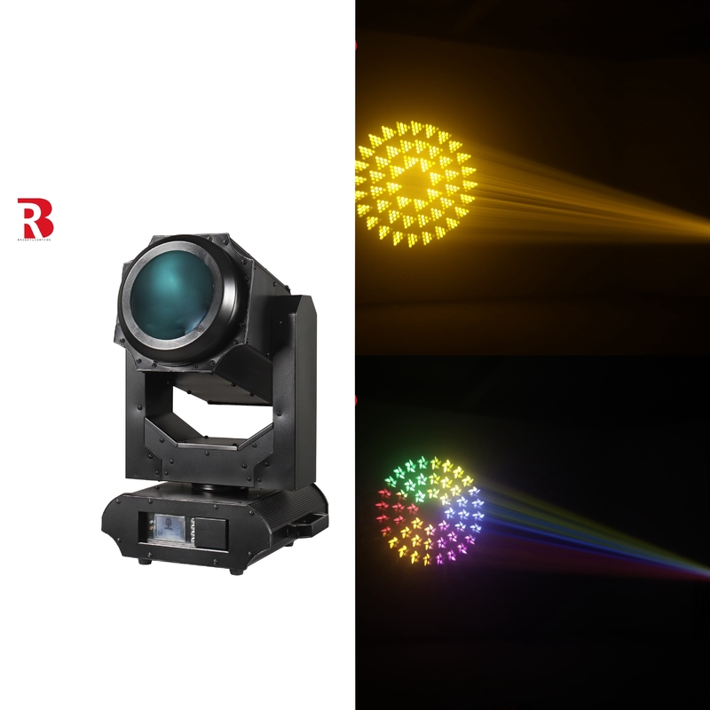 กันน้ํา IP65 380W DMX Super Beam 380 ด้านหน้าเคลื่อนที่แสงสําหรับกลางแจ้ง
