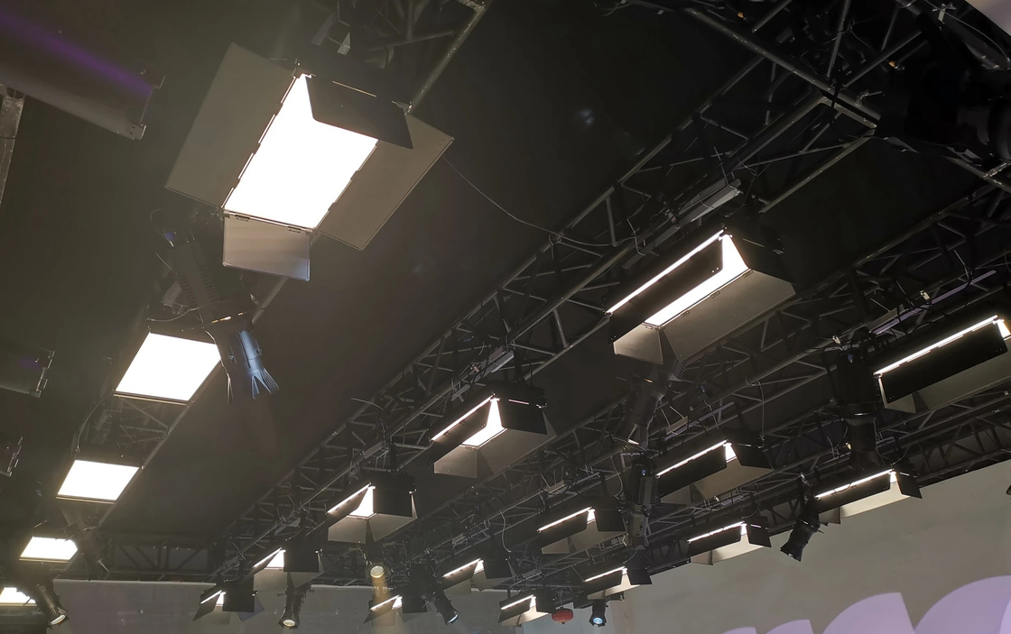 DMX Warm White 3CH Bi-color LED Video Soft Light สําหรับชมรมดีเจ