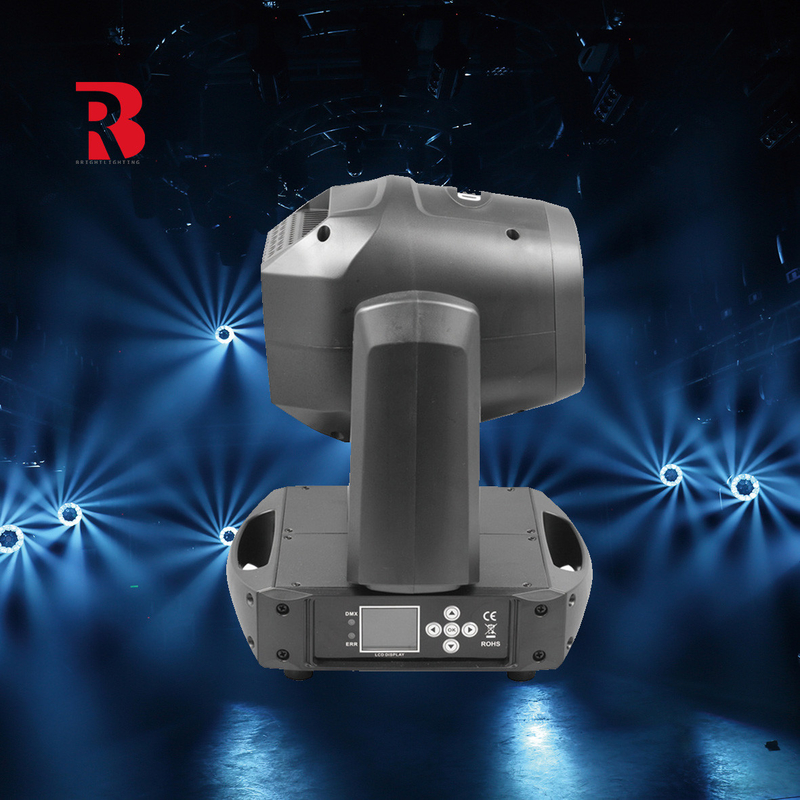 150W LED Moving Head Stage Light White LED DMX Rotation 5 Facet Prism อัตโนมัติความสามารถสูง สําหรับบาร์งานแต่ง