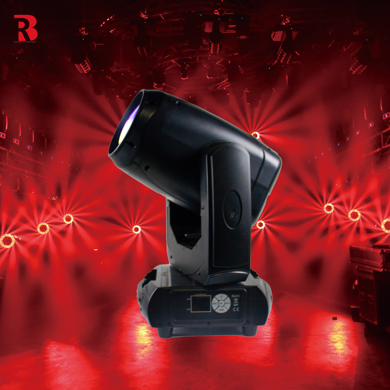 150W LED Moving Head Stage Light White LED DMX Rotation 5 Facet Prism อัตโนมัติความสามารถสูง สําหรับบาร์งานแต่ง