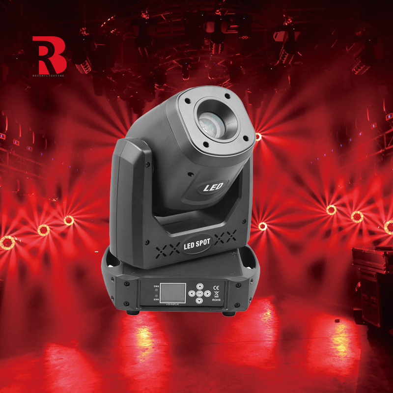 150W LED Moving Head Stage Light ขาว LED DMX ความสามารถสูงหมุน 5 ด้าน Prism อัตโนมัติ สําหรับบาร์งานแต่ง