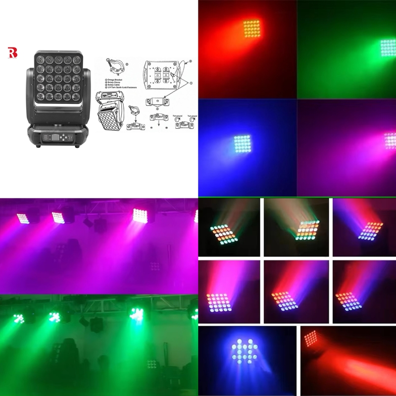 อลูมิเนียมสลัด Preprofessional Stage RGB LED stage light จําหน่าย