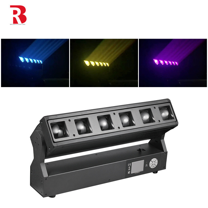 6pcs 40w RGBW พิกเซล LED โซมเบย์ ล้าง ดิสโก้ สเตจแสงสําหรับคลับ
