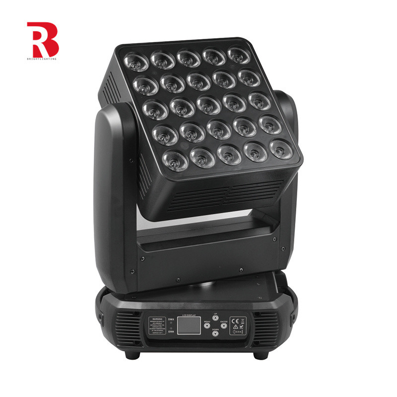 Dj 5x5 Dmx Led Matrix Light แผนหมุนไม่สิ้นสุด แผนหมุน แผนหมุน พิกเซลเคลื่อนหัวแสง