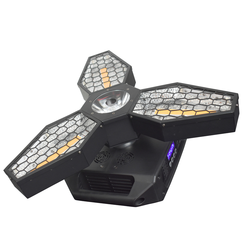 ราศีเคลื่อนไหวแสงหัวสําหรับการแสดงสด คอนเสิร์ต 3 * 60W แฟนรีโครใหญ่