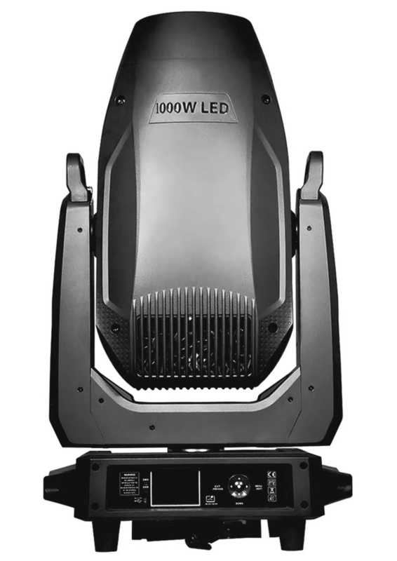 ไฟหัวเคลื่อนที่โปรไฟล์ BSWF ขนาดเล็ก 1000W พร้อมแผ่นแพน 540° และ IP20