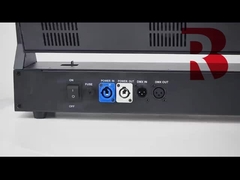 ไฟฉาก LED 6x40W RGBW 4in1 โซมล้างเคลื่อนไหวพิกเซล สายไฟ LED สายไฟ