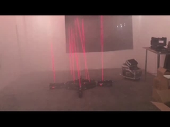 คุณภาพสูง 4 * 3W RGB ไลเซอร์รังสีเคลื่อนหัวแสง ผู้ผลิตในจีนสําหรับ DJ คลับ