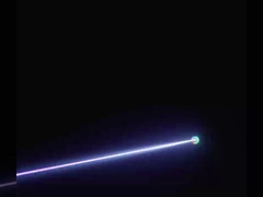 ไฟหัวเคลื่อนที่เลเซอร์ 10W กับวงแหวน 3 มิติ