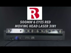 ราศีเคลื่อนที่หัวแสง 3 ใน 1 ไลเซอร์ แสงข้อมูลกระสุนสีแสดง