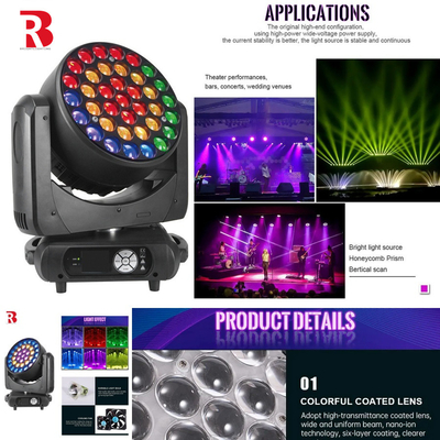สร้างบรรยากาศแบบไดนามิก ด้วย RGBW 4in1 LED Moving Head Light สําหรับงานกิจกรรมของบริษัท