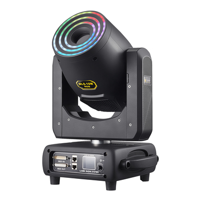 ไฟหัวเคลื่อนที่แบบวงแหวน 3 มิติ เลเซอร์ RGB ลวดลายแอนิเมชั่น